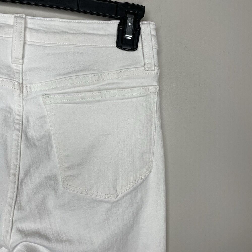 J.CREW Skinny Jeans Women 27 Petite Crisp White 9" Mid-Rise Stretch BO935 - Picture 7 of 12